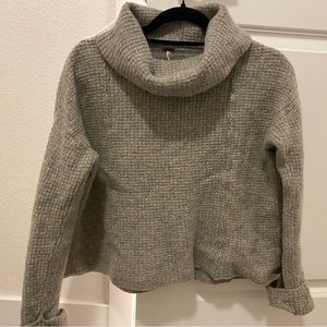 Free People Turtle Neck Cable Knit